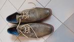 Mooie blauw groene echte leren veterschoen maat 41, Overige kleuren, Ophalen of Verzenden, Zo goed als nieuw, Veterschoenen