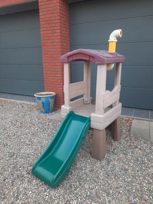 STEP2  lookout treehouse uitkijk boomhut met glijbaan, Kinderen en Baby's, Speelgoed | Buiten | Speelhuisjes, Gebruikt, Overige materialen
