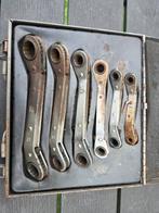 Set Ratelsleutels in Metalen Koffer, Ophalen of Verzenden, Gebruikt