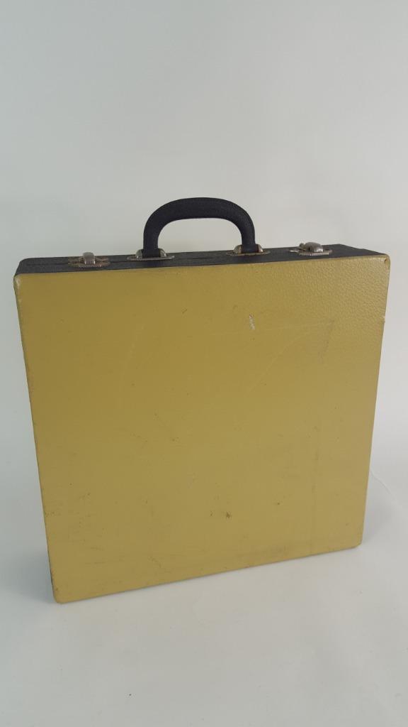 Platenkoffer harmonica, 20 platen Vintage Cheney England. S5, Verzamelen, Retro, Overige typen, Ophalen of Verzenden