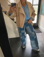 Moda Italia, mooie en warme lammy coat (stof), one size, Maat 38/40 (M), Moda Italia, Beige, Nieuw