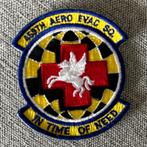 Patch USAF 459th Aero Evac Squadron “In Time Of Need”, Verzamelen, Embleem of Badge, Amerika, Luchtmacht, Ophalen of Verzenden