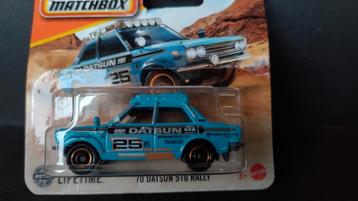 Datsun 510 Rally 1970 1:64 3inch Matchbox Pol  beschikbaar voor biedingen