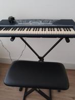 Bontempi keyboard met inklapbaar onderstel en bankje, Ophalen, Gebruikt, 61 toetsen, Overige merken