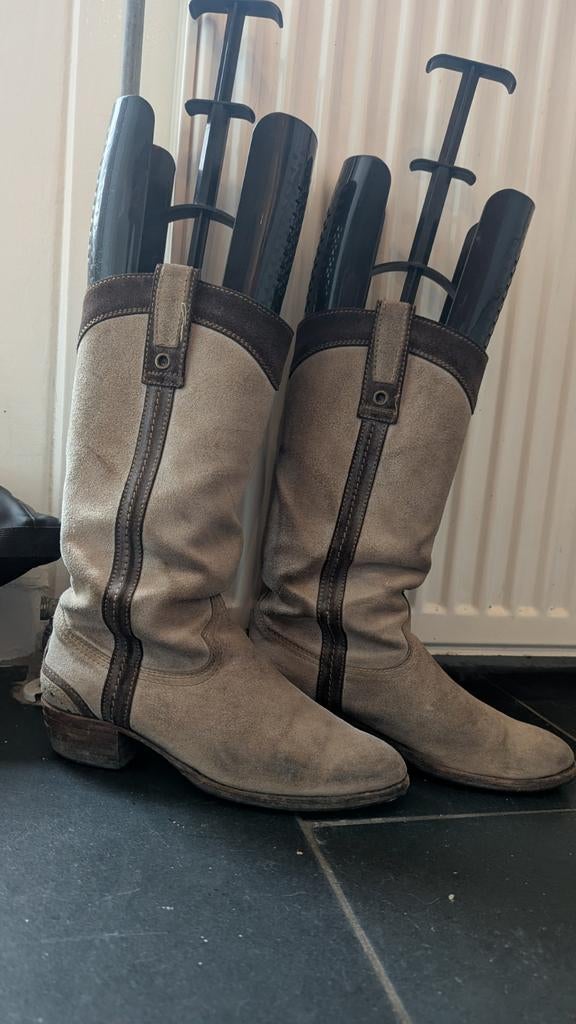 Sendra cowboylaarzen maat 39, Beige, Ophalen of Verzenden, Gedragen, Hoge laarzen