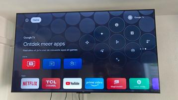 TCL 65 inch 4K Smart TV - Zo goed als nieuw! Zonder pootjes! beschikbaar voor biedingen