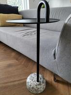 Hay bijzettafel bowler zwart, Metaal of Aluminium, Design, Rond, 55 tot 75 cm