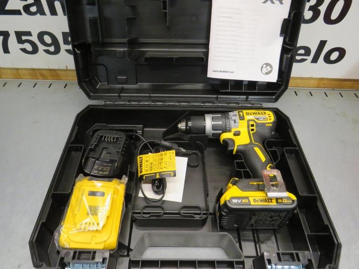 DeWALT DCD796D2 Accu klop-/schroefboormachine 18V XR 2.0Ah i, Doe-het-zelf en Verbouw, Gereedschap | Handgereedschap, Nieuw, Ophalen of Verzenden