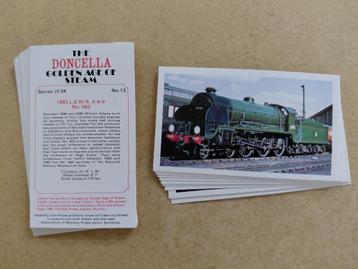 Golden Age of Steam complete set 24 cigar cards treinen 1976 beschikbaar voor biedingen
