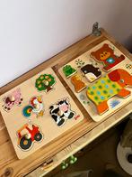 Houten Puzzel Set (3 stuks)  - 1 Jaar, Gebruikt, Ophalen of Verzenden, Van hout, Minder dan 10 stukjes