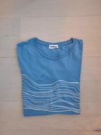 Armed Angels blauw met wit golvenprint t-shirt maat M, Ophalen of Verzenden, Zo goed als nieuw, Armed Angels, Maat 48/50 (M)