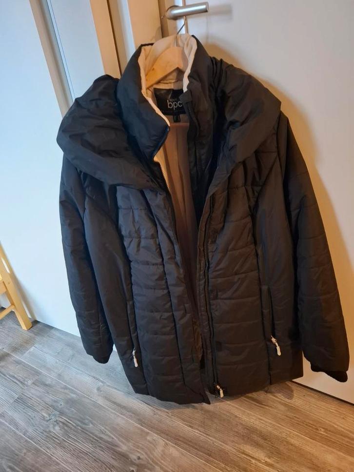 Winterjas, Kleding | Dames, Jassen | Winter, Zo goed als nieuw, Maat 46/48 (XL) of groter, Zwart, Ophalen of Verzenden