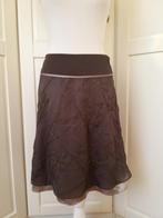 Steps nieuwe taupe bruine kraaltjes mini rok, maat 38 M, Maat 38/40 (M), Bruin, Nieuw, Ophalen of Verzenden