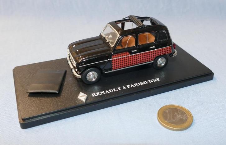Altaya Ixo 1/43 : Renault R4 4L "Parisienne" (Bordeaux), Hobby en Vrije tijd, Modelauto's | 1:43, Nieuw, Auto, Universal Hobbies