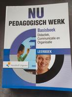 NU Pedagogisch Werk basisboek leerboek, Ophalen of Verzenden, Zo goed als nieuw, Overige niveaus, Noordhoff Uitgevers