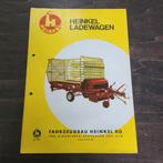 Heinkel Ladewagen Folder, Ophalen of Verzenden, Gelezen, Heinkel, Folder