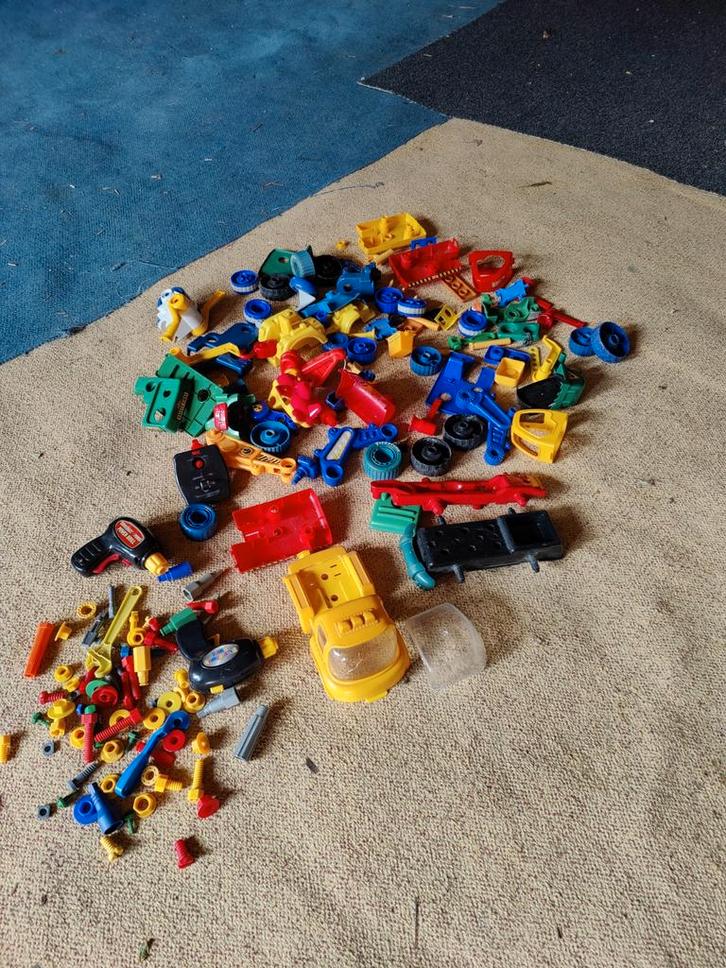 Speelgoed Onderdelen Bouwvoertuigen met Gereedschap, Kinderen en Baby's, Speelgoed | Overig, Gebruikt, Jongen of Meisje, Ophalen