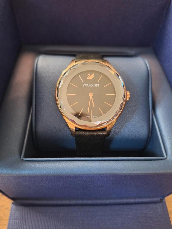 Swarovski dames horloge zwart/goud (zgan), Sieraden, Tassen en Uiterlijk, Horloges | Dames, Zo goed als nieuw, Polshorloge, Overige merken