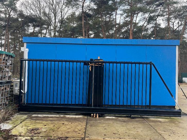 Industriële geautomatiseerde schuifpoort (nieuw, ongebruikt), Tuin en Terras, Tuinhekken en Hekwerk, Nieuw, IJzer, Ophalen