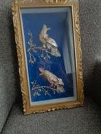 Aziatisch kunstwerk van stukjes parelmoer en schelp, Verzenden