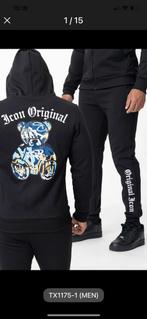 Nieuw ICON Trainingspak Zwart - Eye Catcher!, ICON, Nieuw, Overige maten, Ophalen of Verzenden