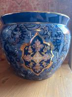 Vintage unieke Chinese bloempot porselein handgeschilderd, Antiek en Kunst, Ophalen of Verzenden