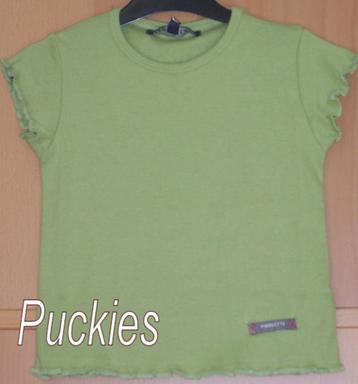 *SALE* Groen Pirouette shirt maat 128 *NieuW* beschikbaar voor biedingen