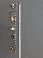 Vintage bedelarmband zilver, Ophalen of Verzenden, Zo goed als nieuw, Met bedels of kralen, Zilver