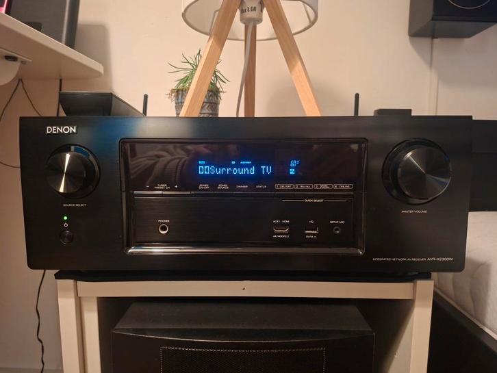 Denon avr-x2300w netwerk receiver, Audio, Tv en Foto, Versterkers en Receivers, Zo goed als nieuw, 120 watt of meer, Denon, Ophalen of Verzenden