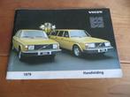 Instructieboek Volvo 242, Volvo 244, Volvo 245 1978 model 79, Auto diversen, Handleidingen en Instructieboekjes, Verzenden