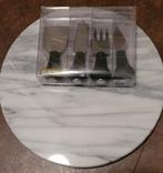 Marmeren draaiplateau met kaasmesset, Ophalen, Nieuw