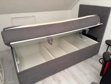 Boxspring 1 persoons - 90x200 - Zeer Goed! beschikbaar voor biedingen