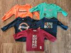 5 lange mouwen shirts - maat 62, Ophalen of Verzenden, Gebruikt, Jongetje, Shirtje of Longsleeve