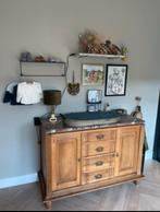 Vintage Commode antiek marmeren blad, Gebruikt, 50 tot 70 cm, 100 cm of meer, Commode