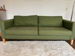Karlstad groene bank van Ikea, Zie foto, Gebruikt, Driepersoons, 75 tot 100 cm