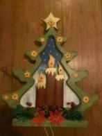 Houten kerstboom met lichtjes nieuw, Diversen, Kerst, Ophalen of Verzenden, Nieuw