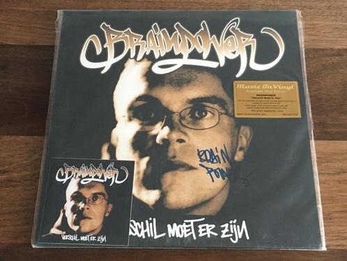 Vinyl 2LP Brainpower Verschil Moet Er Zijn GOLD 15th SIGNED, Cd's en Dvd's, Vinyl | Nederlandstalig, Nieuw in verpakking, Rap of Hip Hop