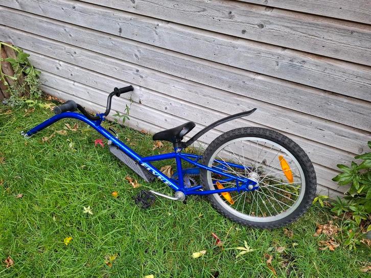 Aanhangfiets met koppelstukken - Klaar voor gebruik!, Fietsen en Brommers, Fietsen | Jongens, Gebruikt, 20 inch, Handrem, Ophalen