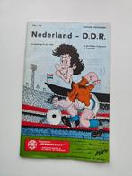 Nederland - DDR officieel programma 15-11-1978, Verzamelen, Sportartikelen en Voetbal, Verzenden, Gebruikt, Overige binnenlandse clubs