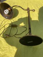 Koperkleurige staande tafellamp porto rek koper, Minder dan 50 cm, Brocante, Kunststof, Ophalen of Verzenden