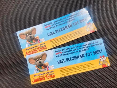 2x Tweede kaartje gratis (50% korting), Tickets en Kaartjes, Recreatie | Pretparken en Attractieparken, Eén persoon