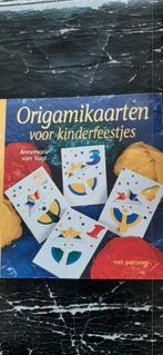 Knutselboek Origamikaarten kinderfeestjes, Ophalen of Verzenden, Zo goed als nieuw, A. van Vugt