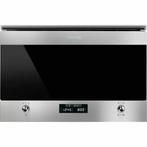 Smeg MP322X combimagnetron – RVS – Zo goed als nieuw, Zo goed als nieuw, Magnetronfunctie, Draaiplateau, Ophalen