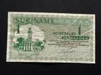 Suriname 1 gulden 1974 VF, P#116d, Postzegels en Munten, Bankbiljetten | Amerika, Ophalen of Verzenden, Zuid-Amerika