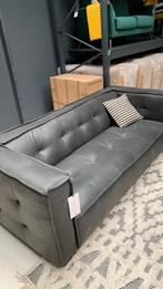 Leren bankstel - Stijlvol en comfortabel!, Ophalen, Gebruikt, Driepersoons, Rechte bank