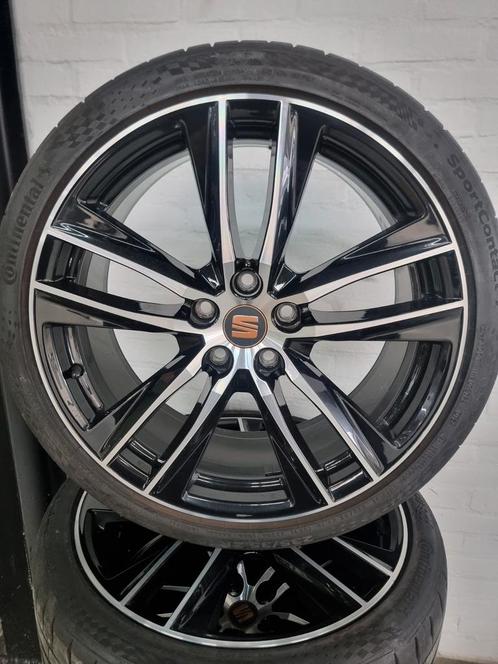 ZGAN Orig. 19" Seat Leon Cupra velgen, 7 mm Continental zome, Auto-onderdelen, Banden en Velgen, Banden en Velgen, Zomerbanden