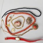 Sieraden lot uit nalatenschap.verguld, Ophalen of Verzenden, Overige materialen, Verguld