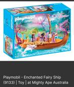 Playmobil 9133 fairies serie magische feeenboot met dolfijn, Ophalen of Verzenden, Gebruikt, Complete set