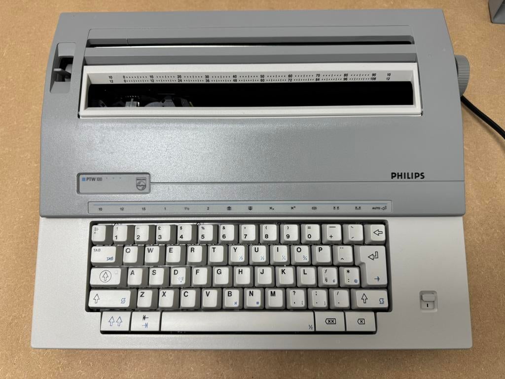 Philips PTW 100 Typemachine, Diversen, Typemachines, Ophalen of Verzenden, Zo goed als nieuw
