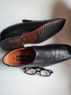Emilio Salvatini leren Loafers Zwart - Maat 45, Loafers, Verzenden, Zwart, Emilio Salvatini